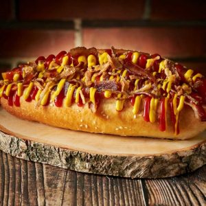 La fabrique du hot dog en livraison de repas à domicile et click & collect avec LYON Eats