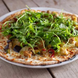 Sans gluten pizza en livraison de repas à domicile et click & collect avec LYON Eats