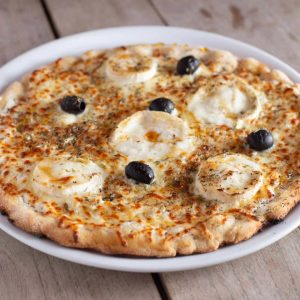Sans gluten pizza en livraison de repas à domicile et click & collect avec LYON Eats